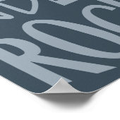 Muziek Genres Word Collage poster (Hoek)