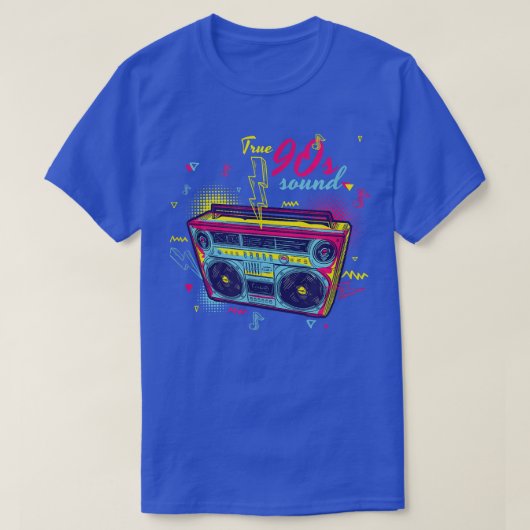 Muziek Ghetto Blaster Nostalgia van 90 s T-shirt (Design voorkant)
