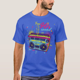 Muziek Ghetto Blaster Nostalgia van 90 s T-shirt