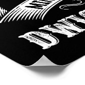 Muziek-gift-mijn is gewoon dwight Yoakam.p Poster (Hoek)