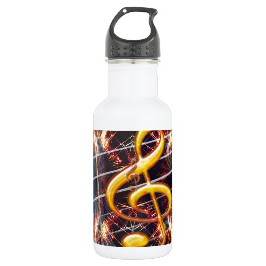 Muziek Gitaar Leraar Familie Vrienden Fun Destiny Waterfles (Voorkant)