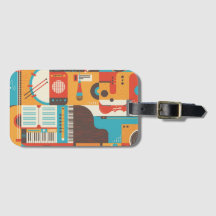 Muziek Gitaar Piano Kleurrijk