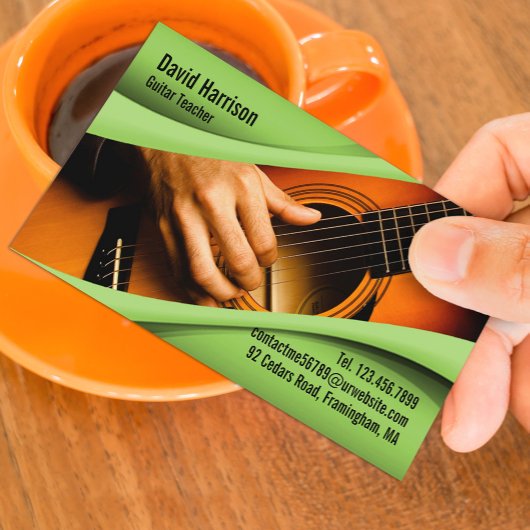 Muziek Gitaar Visitekaartje
