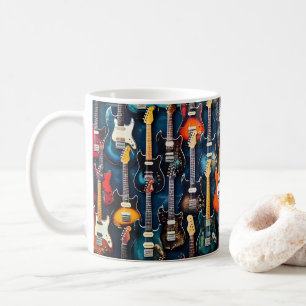 Muziek Gitaren Koffie Mok