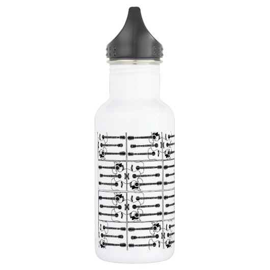 muziek, gitaren waterfles  (Links)