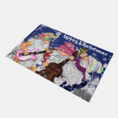 Muziek Gnome Kerst Deurmat (Schuin)