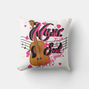 Muziek, goed Sierkussen