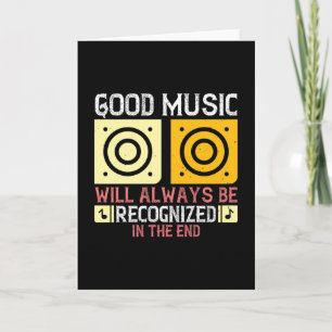 Muziek - Goede muziek wordt herkend Kaart