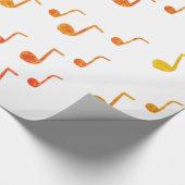 Muziek, Golden Notes Cadeaupapier (Hoek)