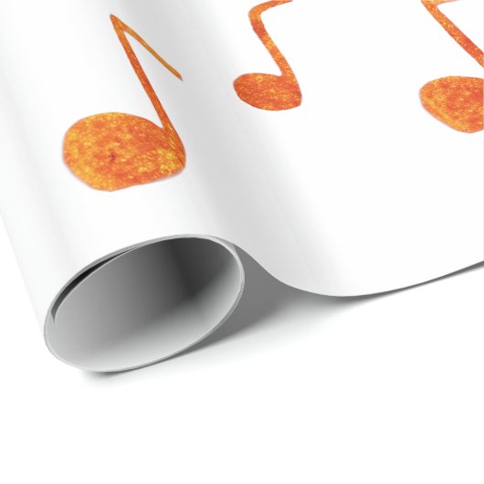 Muziek, Golden Notes Cadeaupapier (Rol Hoek)