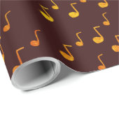 Muziek, Golden Notes Cadeaupapier (Rol Hoek)