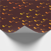 Muziek, Golden Notes Cadeaupapier (Hoek)