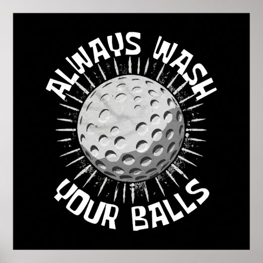 Muziek-golf Poster (Voorkant)