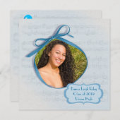 Muziek Graduation Party Kaart (Voorkant / Achterkant)