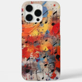 Muziek Graffiti Case-Mate iPhone Case (Achterkant)