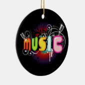 Muziek Graffiti Ornament (Rechts)