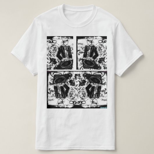 MUZIEK GRAFFITISCHRIJVER #1 T-SHIRT (Design voorkant)