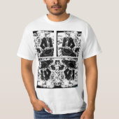 MUZIEK GRAFFITISCHRIJVER #1 T-SHIRT (Voorkant)