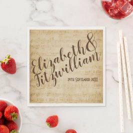  muziek Groene servet