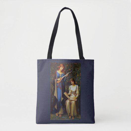 Muziek grote Canvas tas (Voorkant)