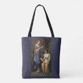 Muziek grote Canvas tas (Achterkant)