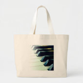 muziek grote tote bag (Voorkant)