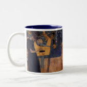 Muziek - Gustav Klimt Tweekleurige Koffiemok (Links)
