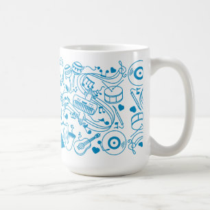 Muziek Handen - ASL Design Koffiemok
