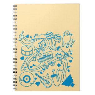 Muziek Handen - ASL Design Notitieboek
