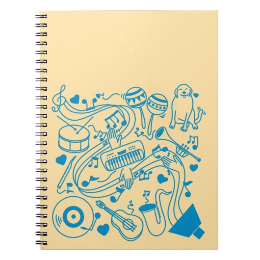 Muziek Handen - ASL Design Notitieboek (Voorkant)