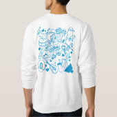 Muziek Handen - ASL Design Trui (Achterkant)