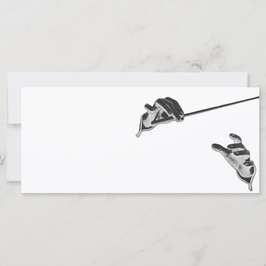  muziek, handen van de geleider met een batterij (Voorkant)