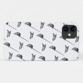 muziek, handen van de geleider met een batterij Case-Mate iPhone case (Achterkant (horizontaal))