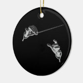  muziek, handen van de geleider met een batterij keramisch ornament (Links)