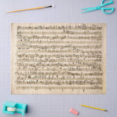 muziek handgeschreven score notities ontkoppeling tissuepapier (Craft)