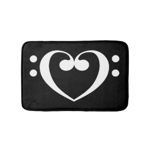 Muziek Hart Badkamer Mat