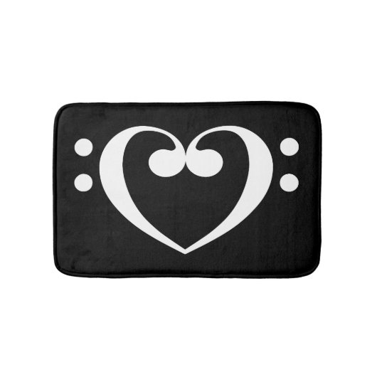 Muziek Hart Badkamer Mat (Voorkant)