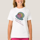 Muziek Hart Rainbow Doodle Custom School Dance T-shirt (Voorkant)