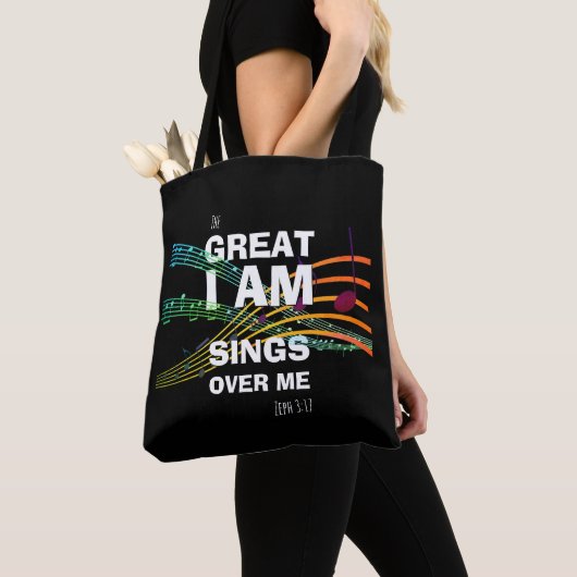 Muziek HET GROTE DAT IK OVER MIJ Christelijk ZIT Tote Bag (Dichtbij)