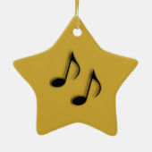 Muziek het Universele Ornament van de Nota's van d (Achterkant)