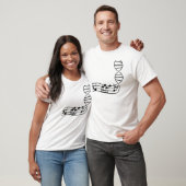 Muziek: Het zit in mijn DNA T-shirt (Unisex)