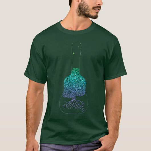 Muziek hoesje - coole kleuren. t-shirt (Voorkant)