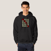 Muziek hoodies en t shirten (Voorkant volledig)