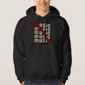 Muziek hoodies en t shirten (Voorkant)