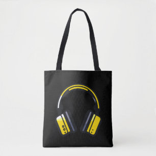 Muziek Hoofdtelefoon City Rhyme Prachtige Vibes Ve Tote Bag