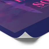 Muziek hoort de sol, het inspirerend poster (Hoek)