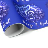 MUZIEK - HOU HET ECHT  CADEAUPAPIER (Rol Hoek)