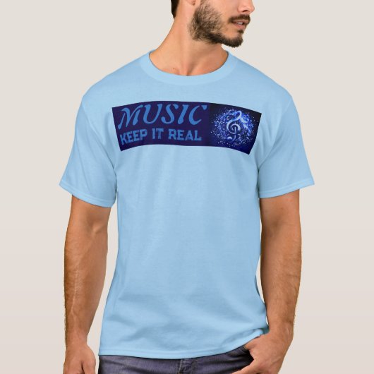 MUZIEK - Houd het Echt T-shirt (Voorkant)