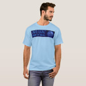 MUZIEK - Houd het Echt T-shirt (Voorkant volledig)