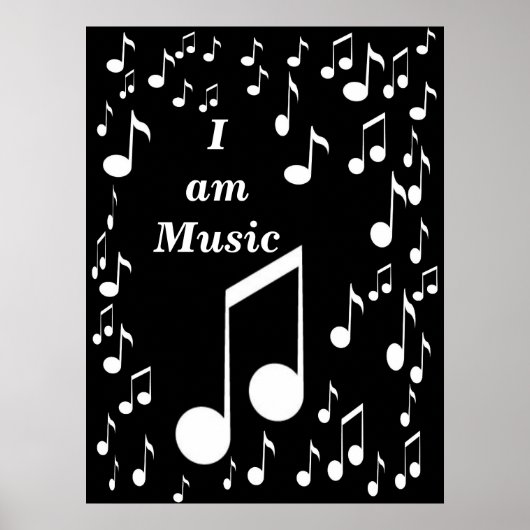 Muziek & ik_ afdrukken poster (Voorkant)